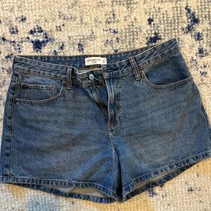 Abercrombie & Fitch Blue Jean Shorts